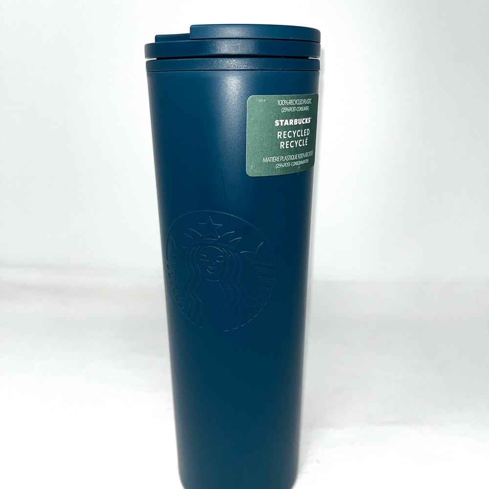 Starbucks MATTE EMERALD GREEN Tumbler Eco-Friendly 100% Recycled Plastic 16Oz